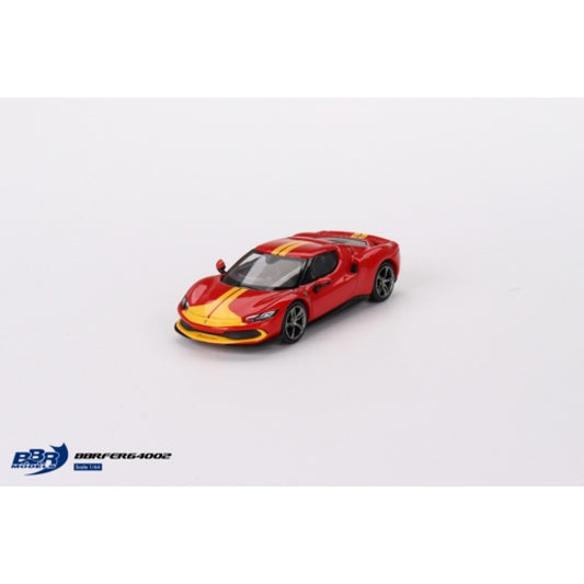 BBR 1:64 - FERRARI 296 GTB ASSETTO FIORANO ROSSO CORSA