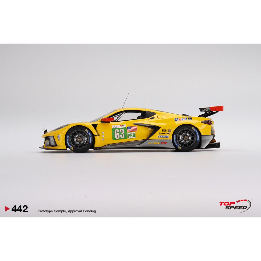 Top Speed Model - Chevrolet Corvette C8.R #63 Corvette Racing 2022 Le Mans 24 Hrs
