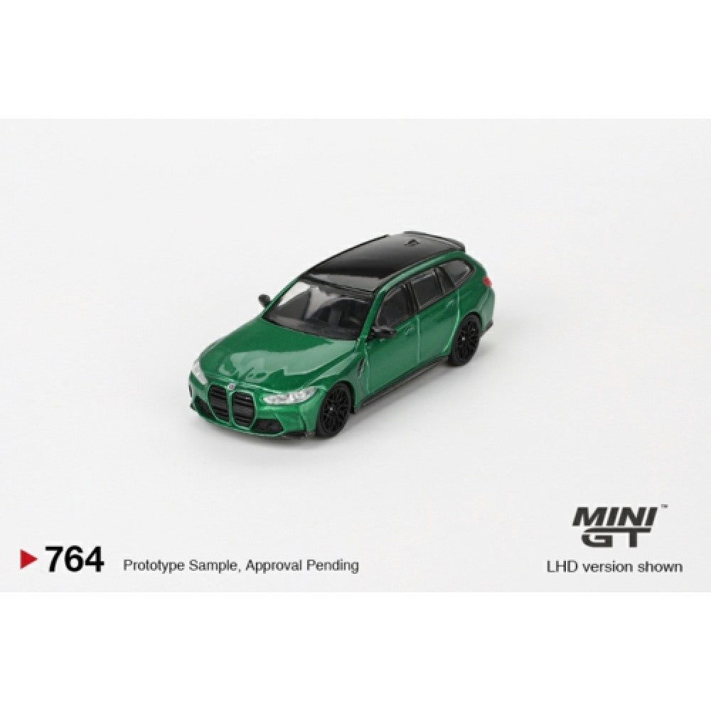 MiniGT - 1/64 BMW M3 COMPETITION TOURING ISLE OF MAN GREEN METALLIC (LHD)