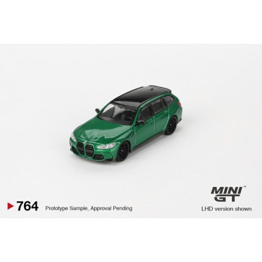 MiniGT - 1/64 BMW M3 COMPETITION TOURING ISLE OF MAN GREEN METALLIC (LHD)
