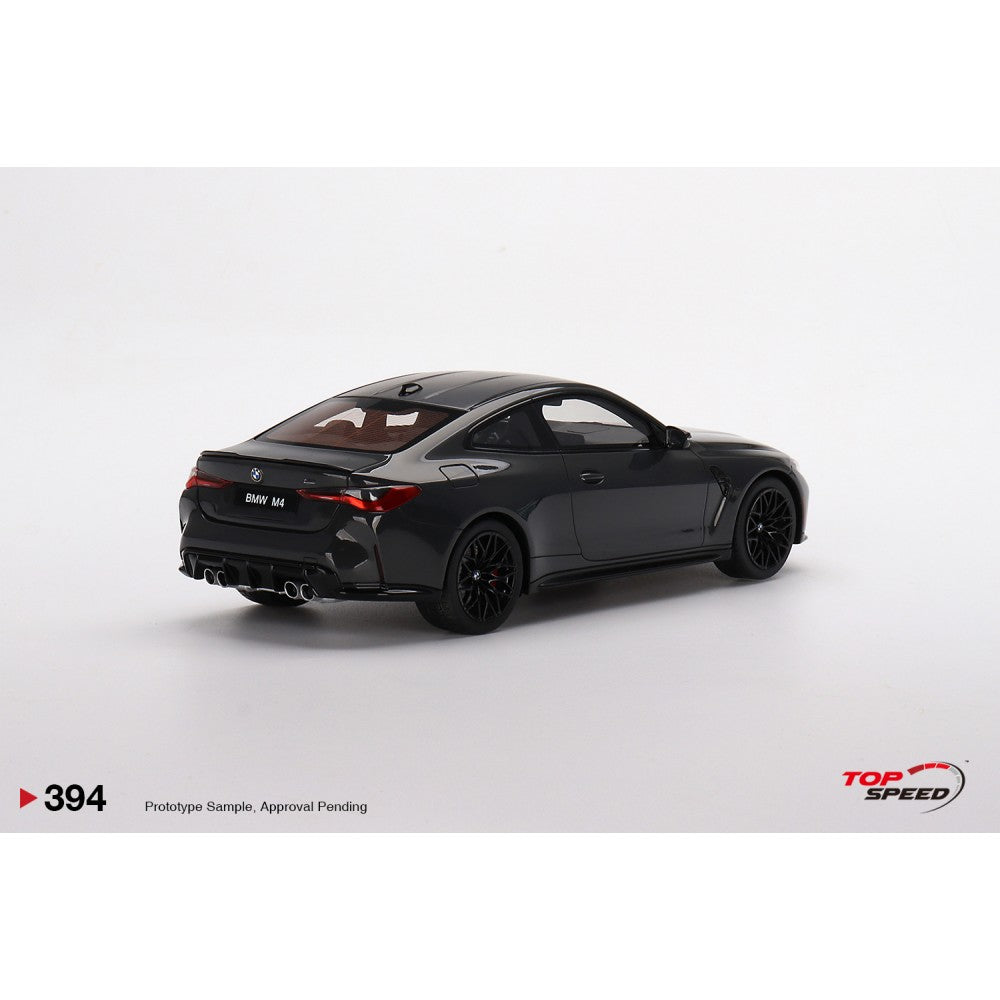 Top Speed Model - BMW M4 Competition (G82) Dravit Grey Metallic 1:18