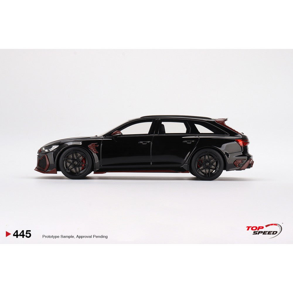 Top Speed Model - ABT Audi RS6 Johann Abt Signature Edition Black 1:18