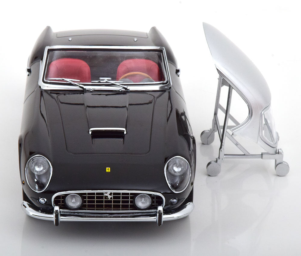 KK-Scale 1:18 - Ferrari 250 GT California Spyder 1960 Zwart