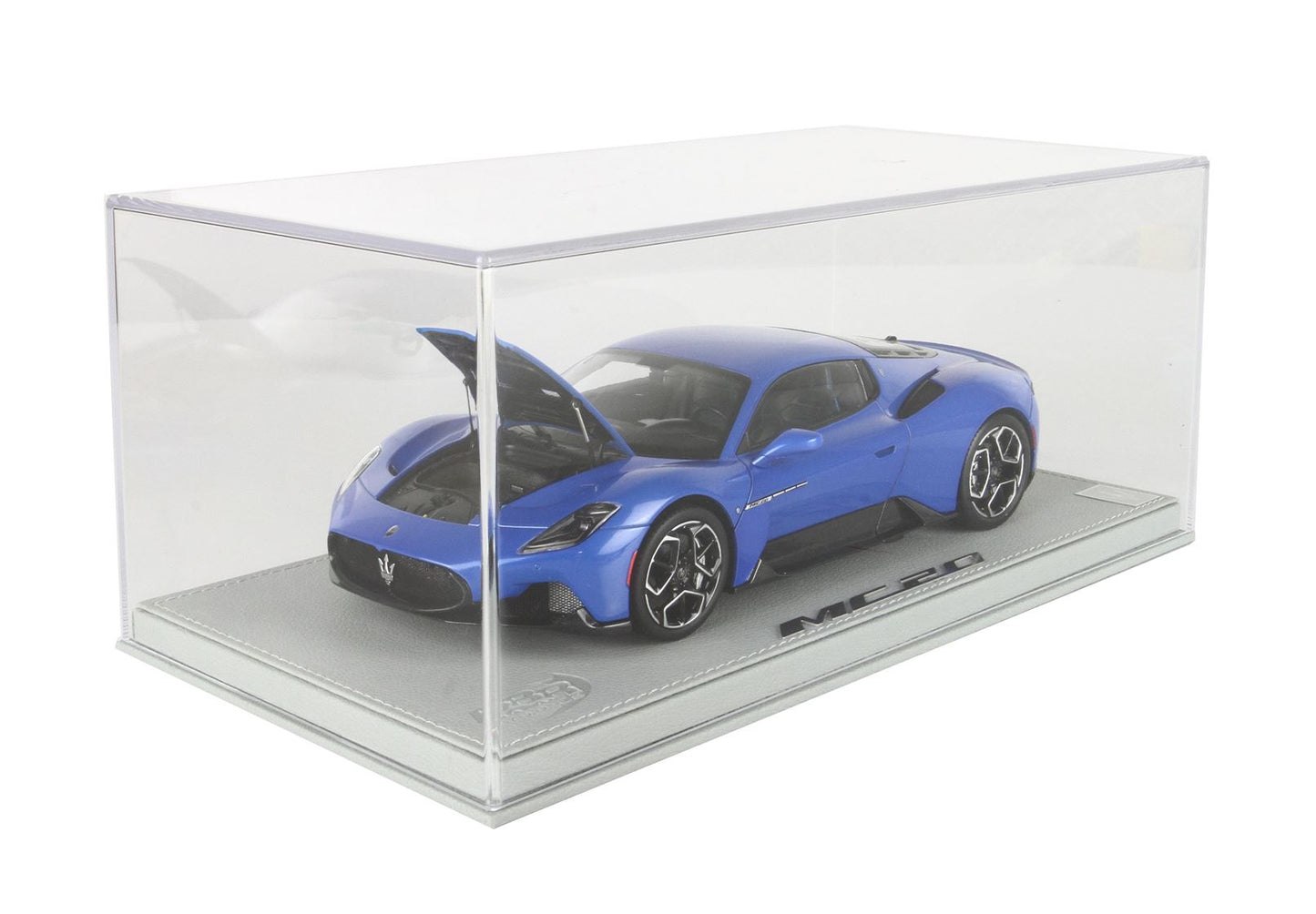 BBR Model 1:18 - Maserati MC20 Blu Infinito - Showcase Included