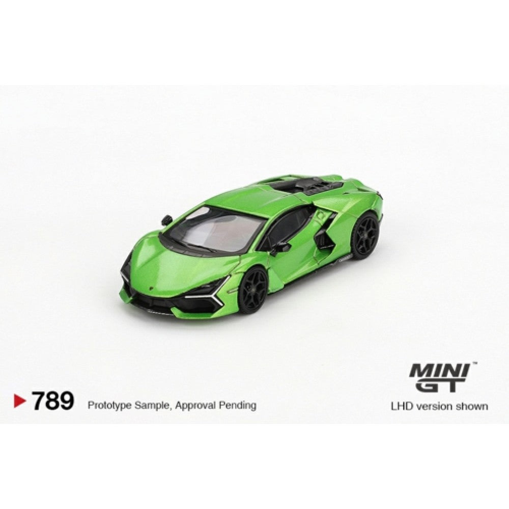 MiniGT - 1/64 LAMBORGHINI REVUELTO VERDE SELVANS (LHD) BLISTER PACKAGING
