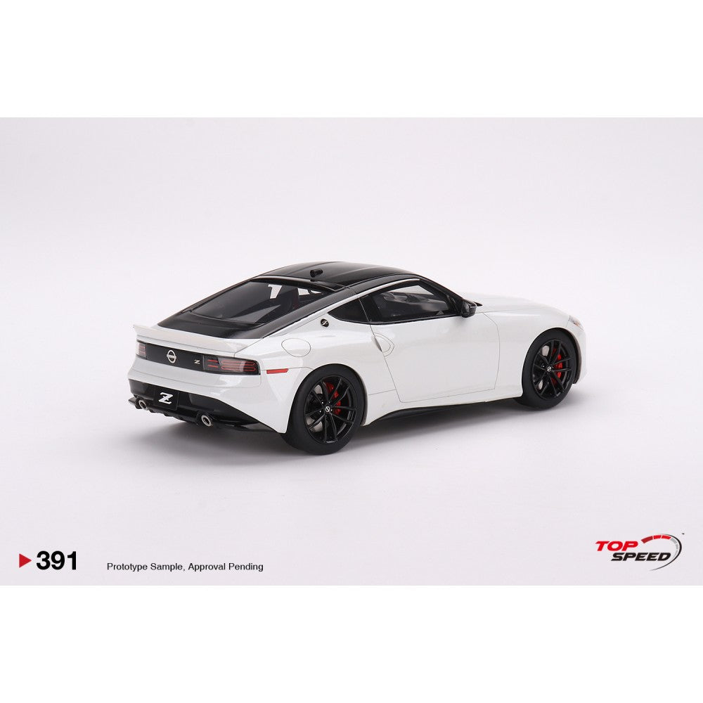 Top Speed Model - Nissan Z Performance 2023 Everest White LHD 1:18