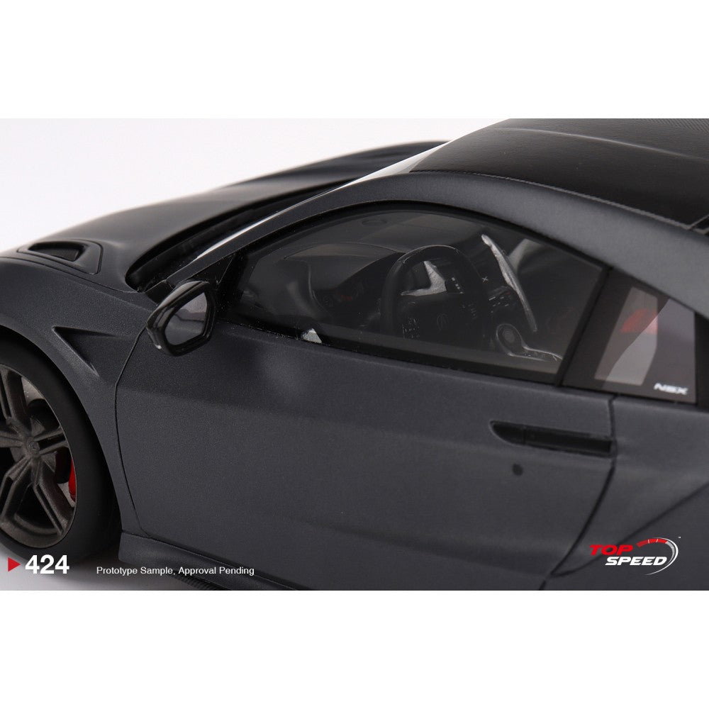 Top Speed Model - Acura NSX Type S 2022 Gotham Gray Matte 1:18