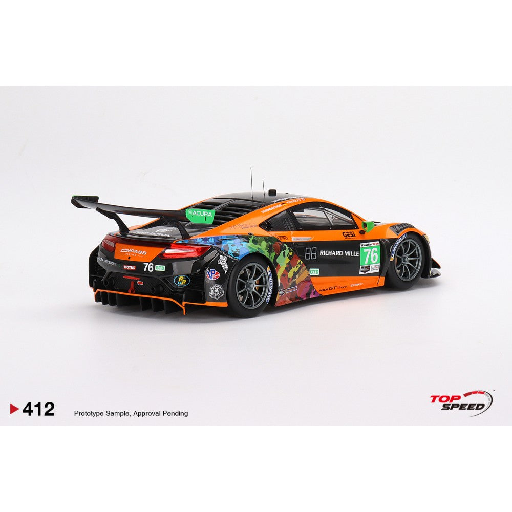 Top Speed Model - Acura NSX GT3 EVO #76 Compass Racing IMSA 2021 1:18