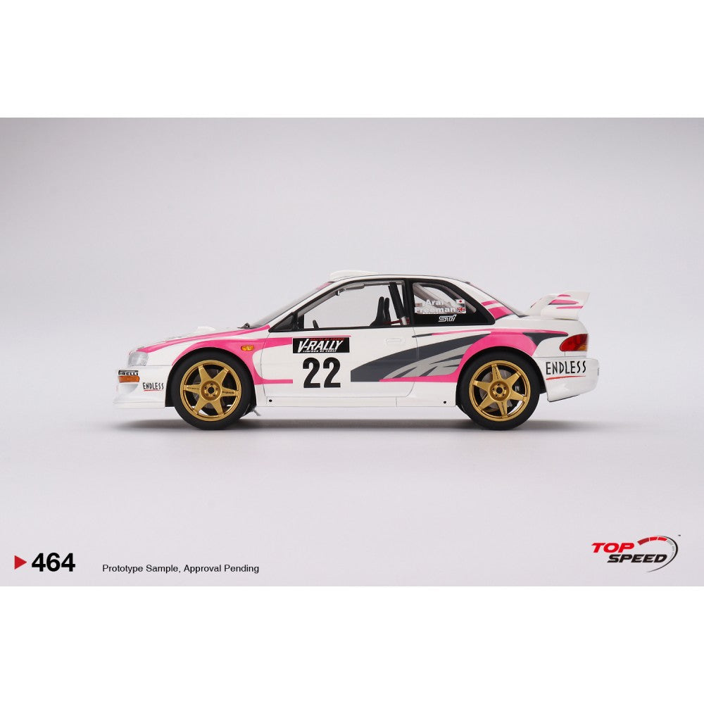 Top Speed Model - Subaru Impreza WRC98 1999 Rally Tour de Corse #22 1:18