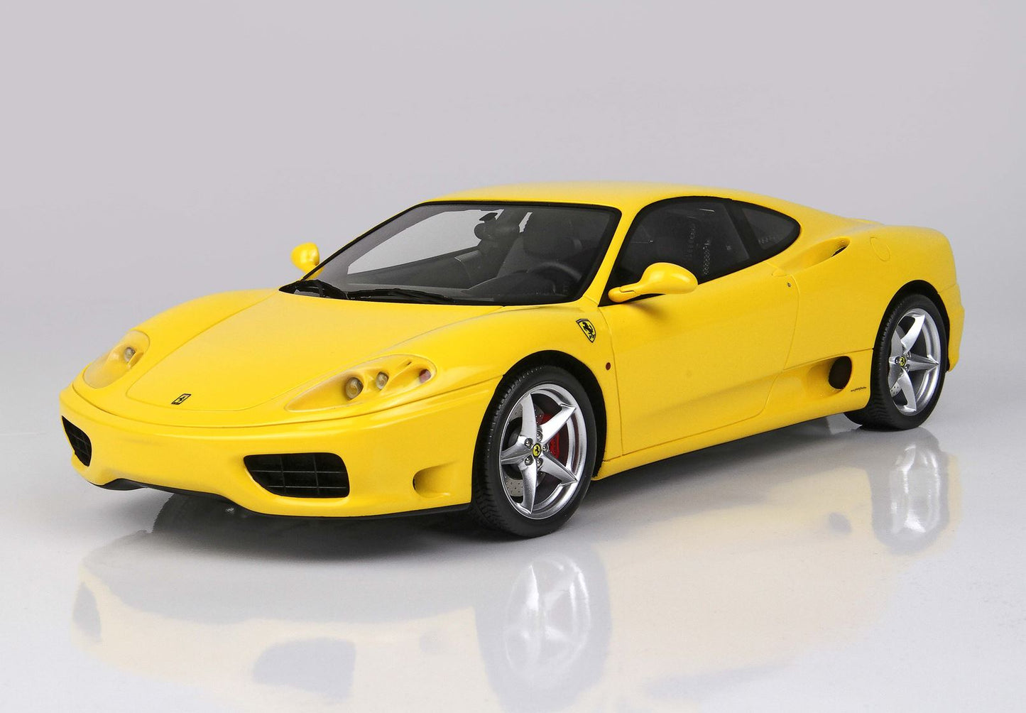 BBR Model 1:18 - Ferrari 360 Modena 1999 Yellow Modena F1 Gear BOX