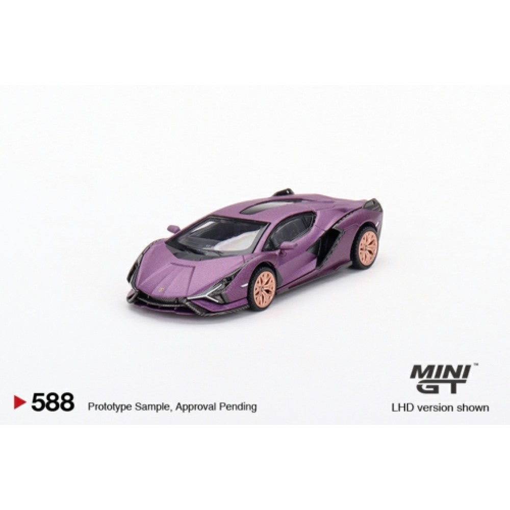 MiniGT - 1/64 LAMBORGHINI SIAN FKP 37 MATTE VIOLA SE30 (HONG KONG EXCLUSIVE) (LHD)
