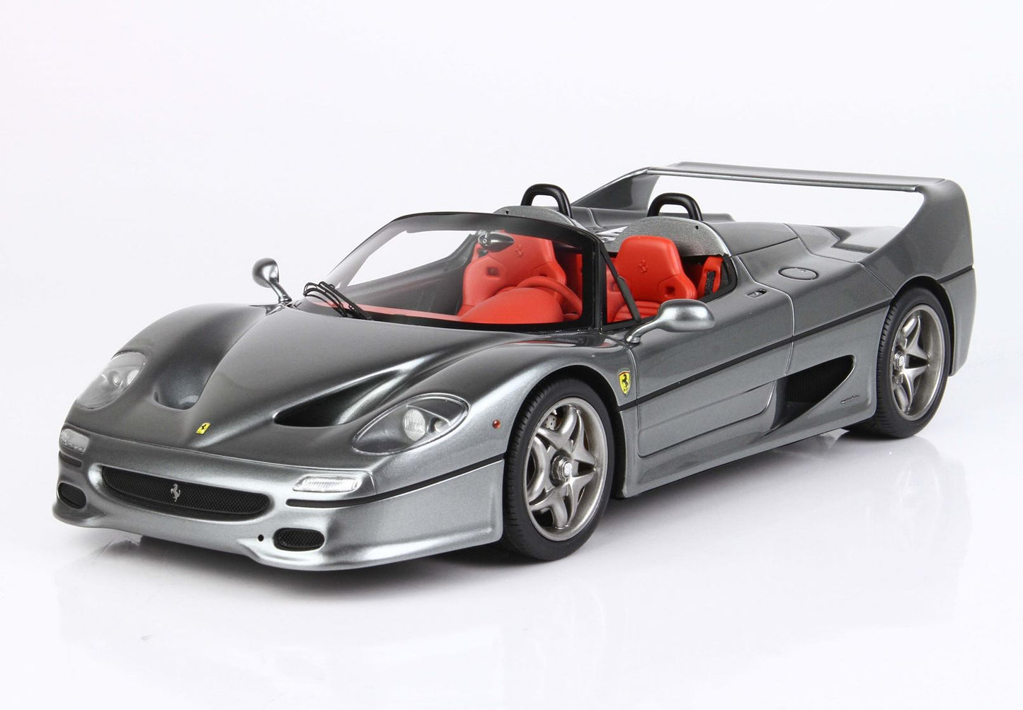 BBR Model 1:18 - Ferrari F50 Coupe 1995 Spider Version Metallic Iron Grey