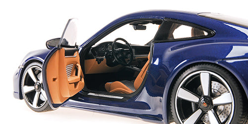Minichamps 1:18 - PORSCHE 911 (992) SPORT CLASSIC 2022 BLUE METALLIC