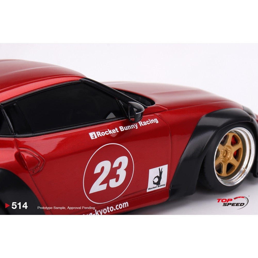 Top Speed Model - Nissan Fairlady Z (RZ34) Pandem Passion Red 1:18