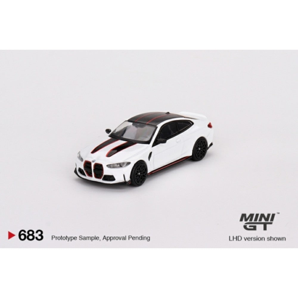 MiniGT - 1/64 BMW M4 CSL ALPINE WHITE (LHD)