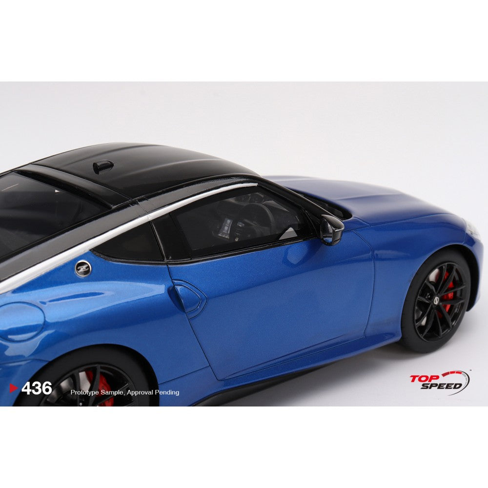Top Speed Model - Nissan Fairlady Z Version ST 2023 Seiran Blue 1:18