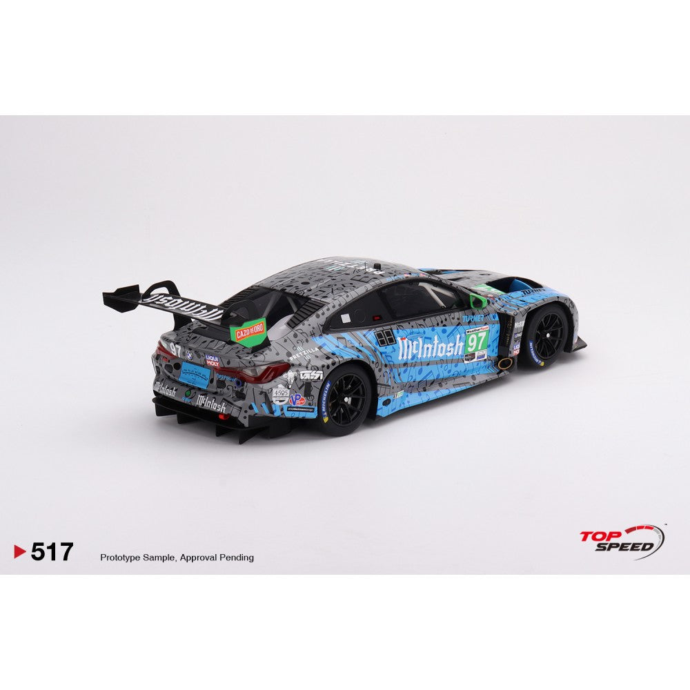 Top Speed Model - BMW M4 GT3 #97 2023 IMSA Laguna Seca GTD 2nd Place 1:18