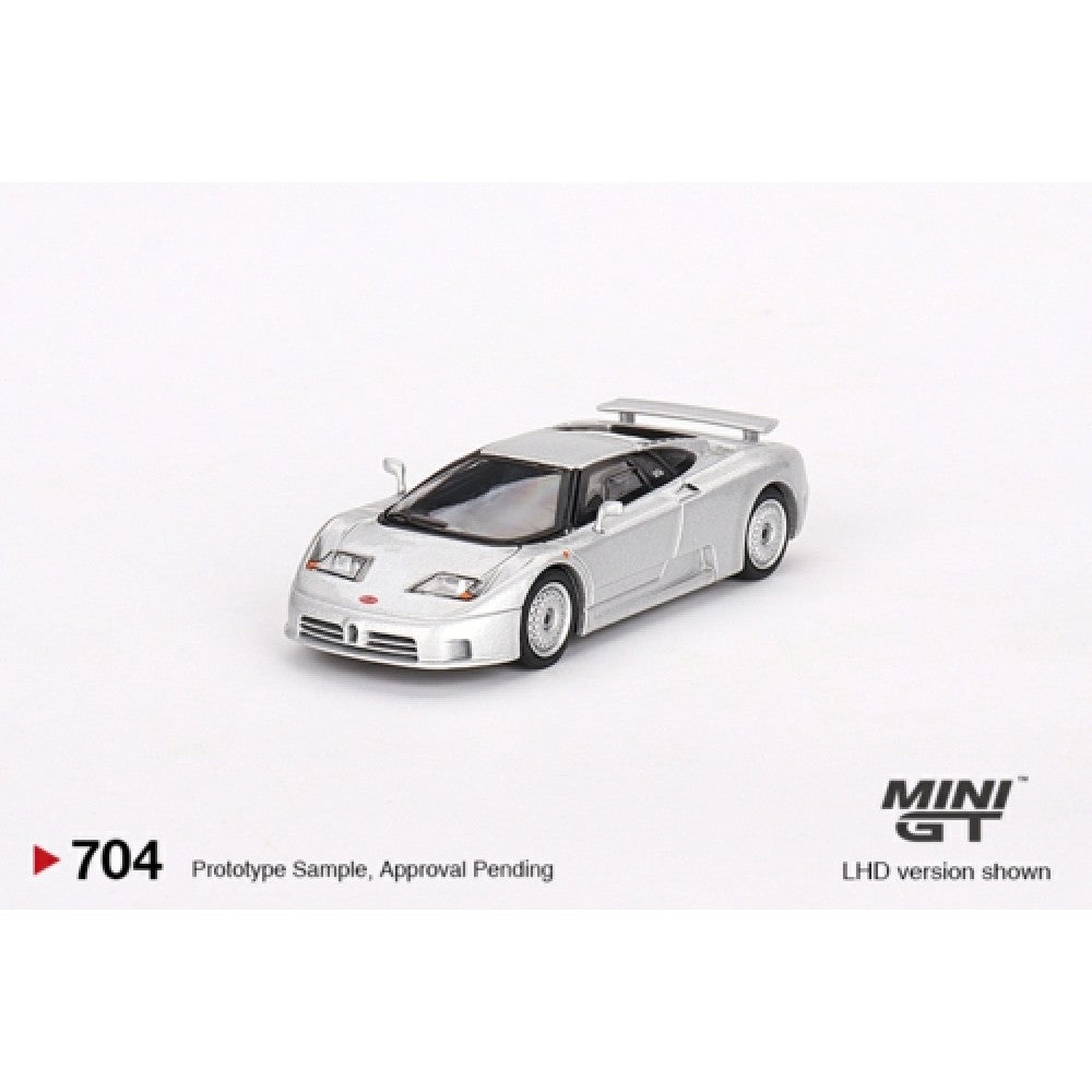 MiniGT - 1/64 BUGATTI EB110 GT GRIGIO CHIARO (LHD)