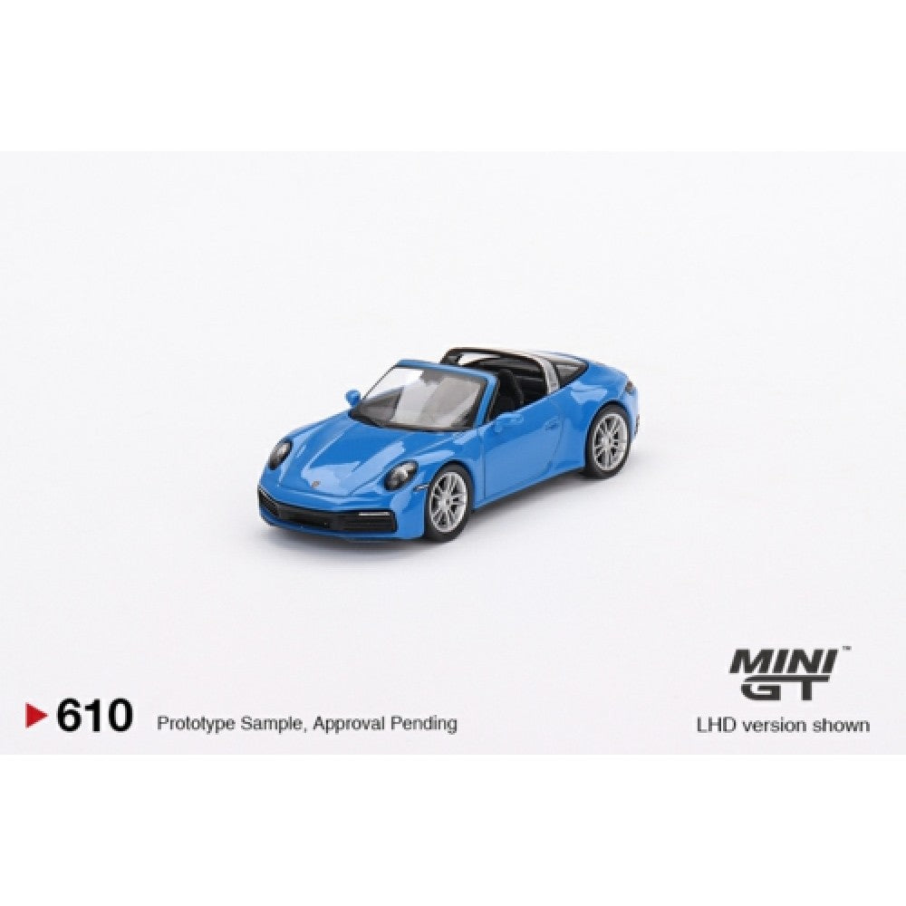 MiniGT - 1/64 PORSCHE 911 TARGA 4S SHARK BLUE (LHD)