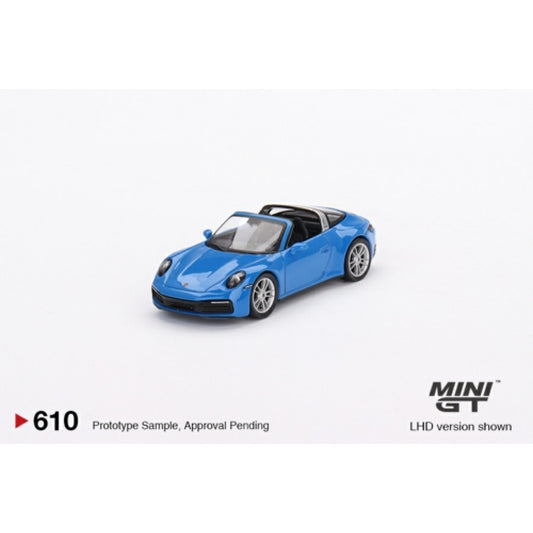 MiniGT - 1/64 PORSCHE 911 TARGA 4S SHARK BLUE (LHD)