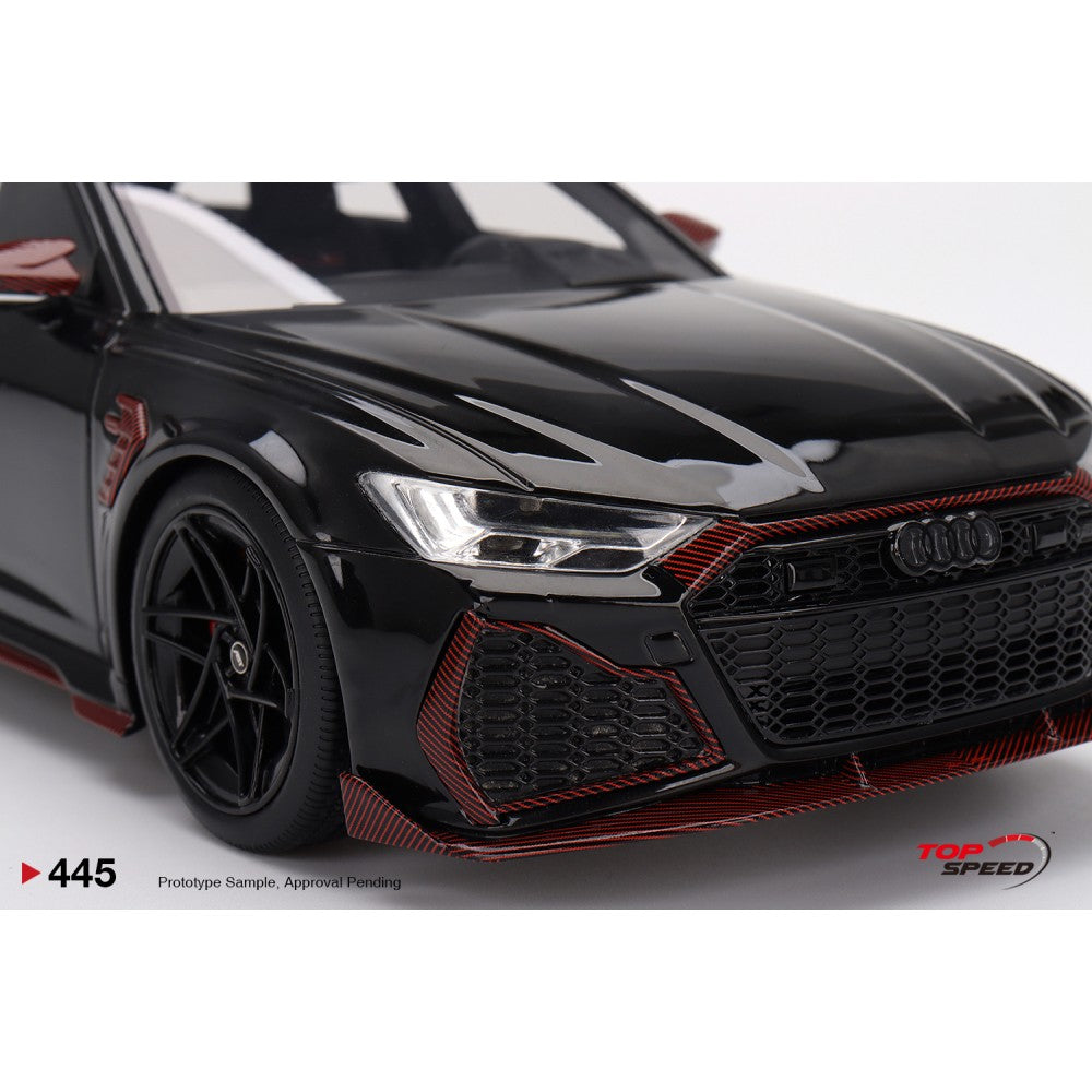 Top Speed Model - ABT Audi RS6 Johann Abt Signature Edition Black 1:18