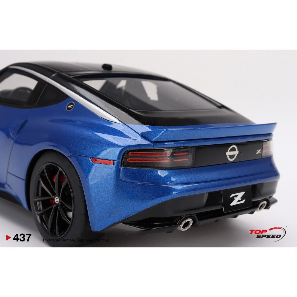 Top Speed Model - Nissan Z Performance 2023 Seiran Blue 1:18