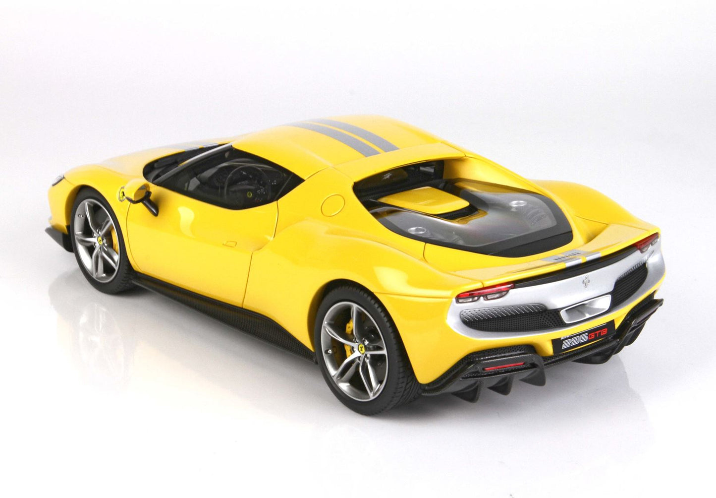 BBR Model 1:18 - Ferrari 296 GTB Pack Fiorano Yellow Modena