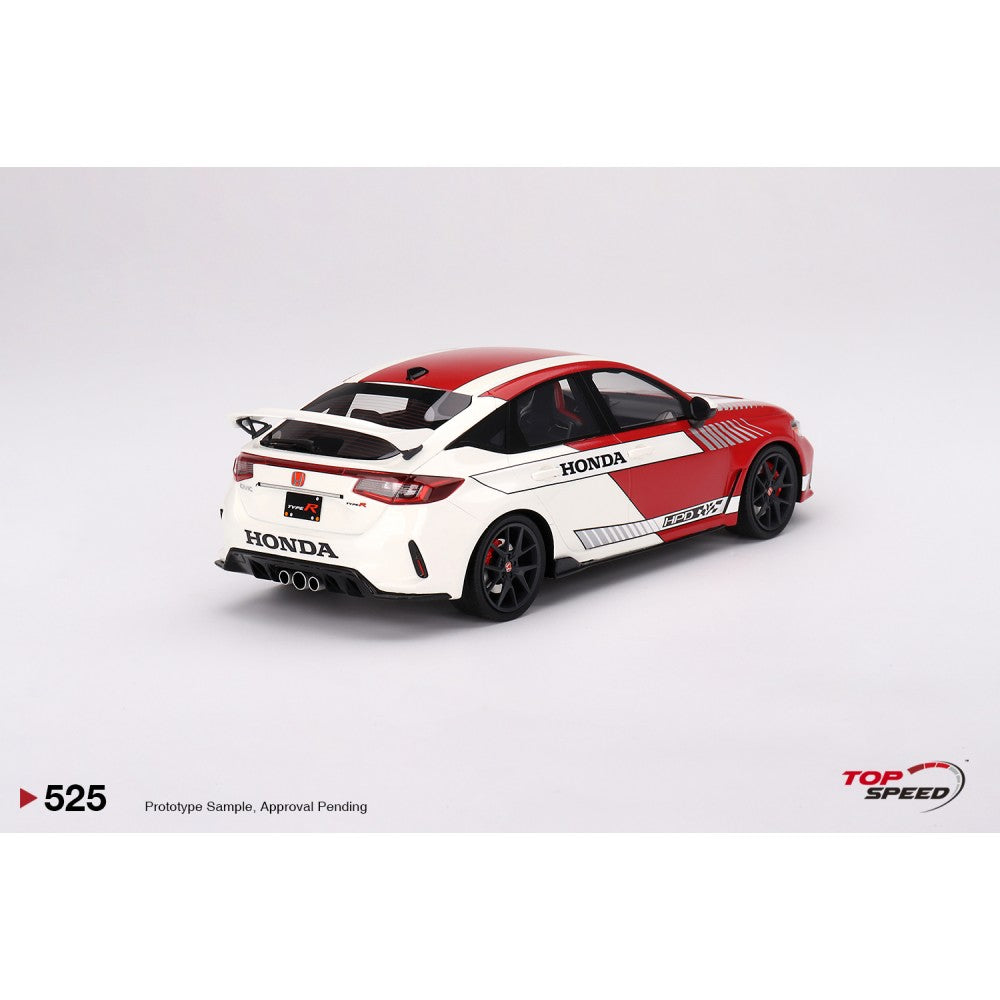 Top Speed Model - Honda Civic TYPE R #1 2023 Pace Car Red 1:18