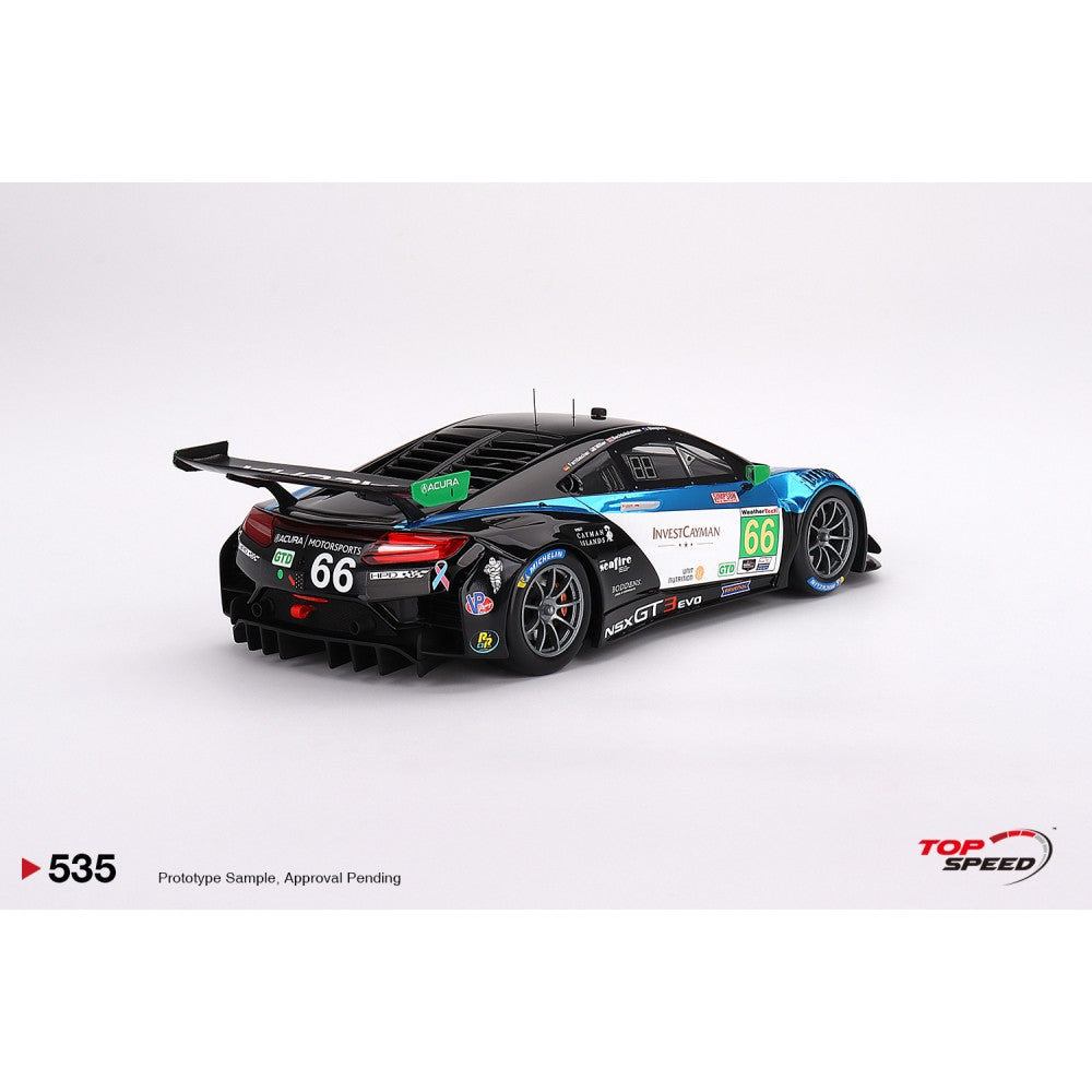 Top Speed Model - Acura NSX GT3 EVO22 #66 2022 IMSA Daytona 24 Hrs 1:18