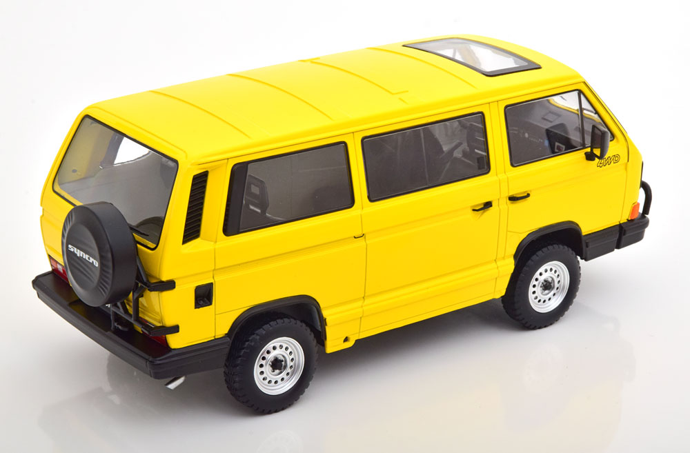 KK-Scale 1:18 - VW T3 Bus Syncro 1987 Geel