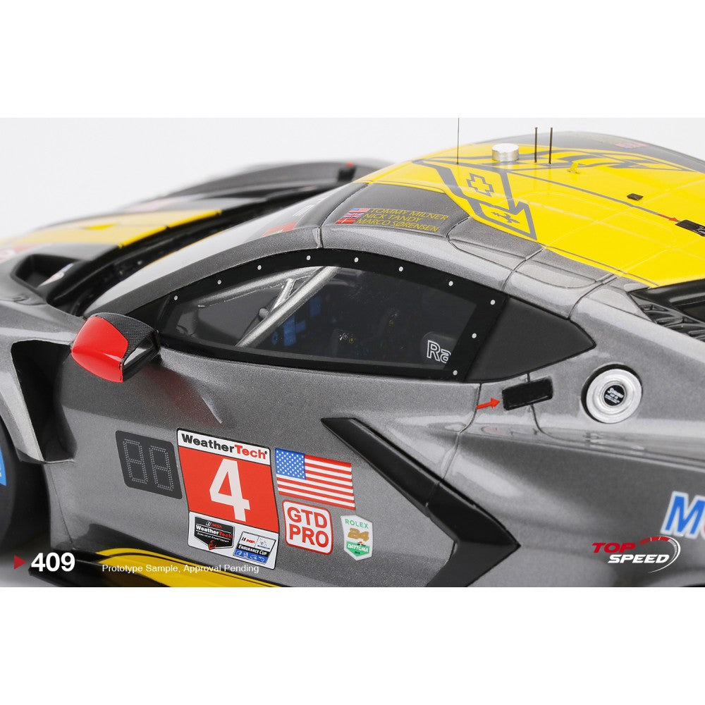 Top Speed Model - Chevrolet Corvette C8.R #4 2022 IMSA Daytona 24 Hrs 1:18
