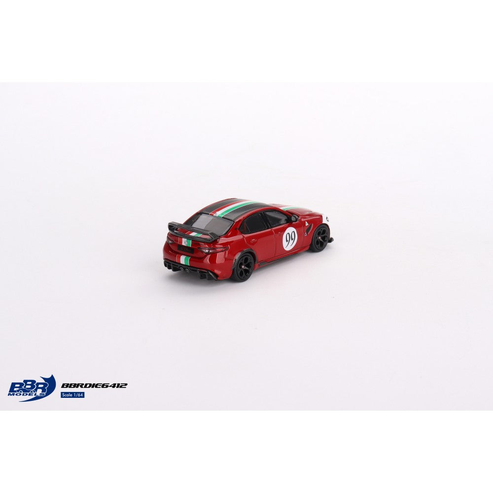 BBR 1:64 - ALFA ROMEO GIULIA GTAM ROSSO GTA NO.99 CENTRO STILE LIVERY
