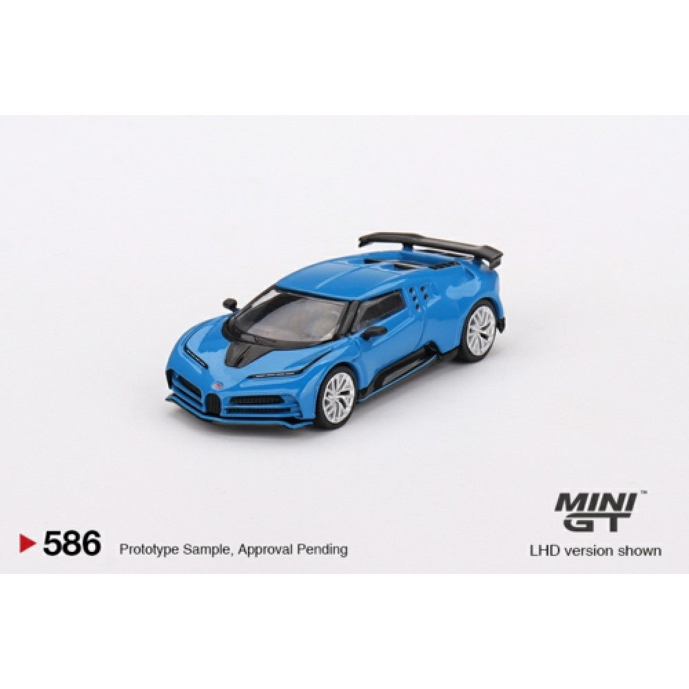 MiniGT - 1/64 BUGATTI CENTODIECI BLU BUGATTI (LHD)
