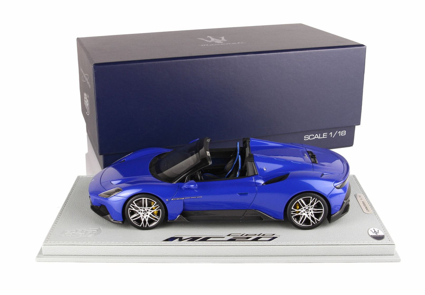 BBR Model 1:18 - Maserati MC20 CIELO Blue Infinito