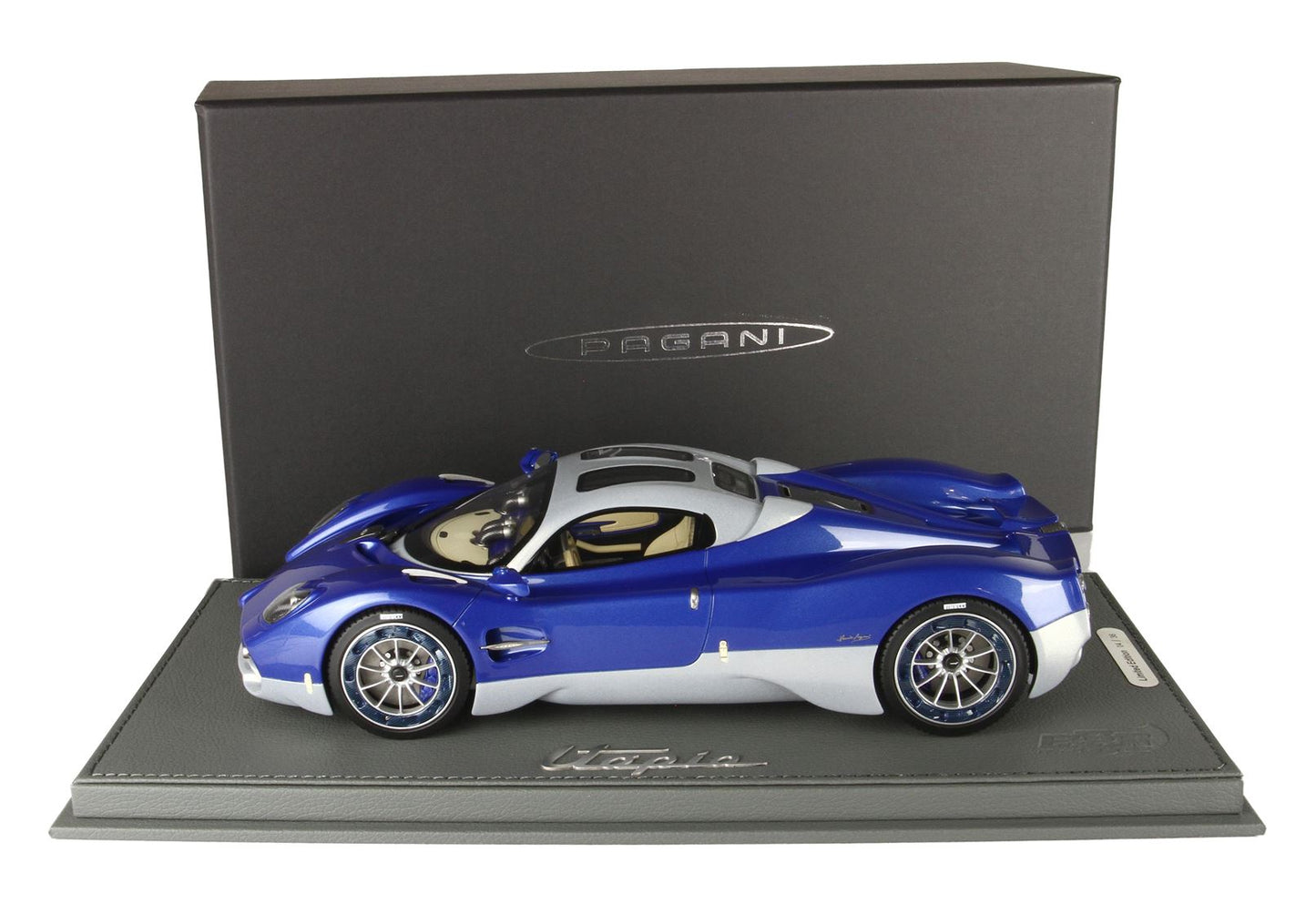 BBR Model 1:18 - Pagani Utopia M208 Blue Metallizzato