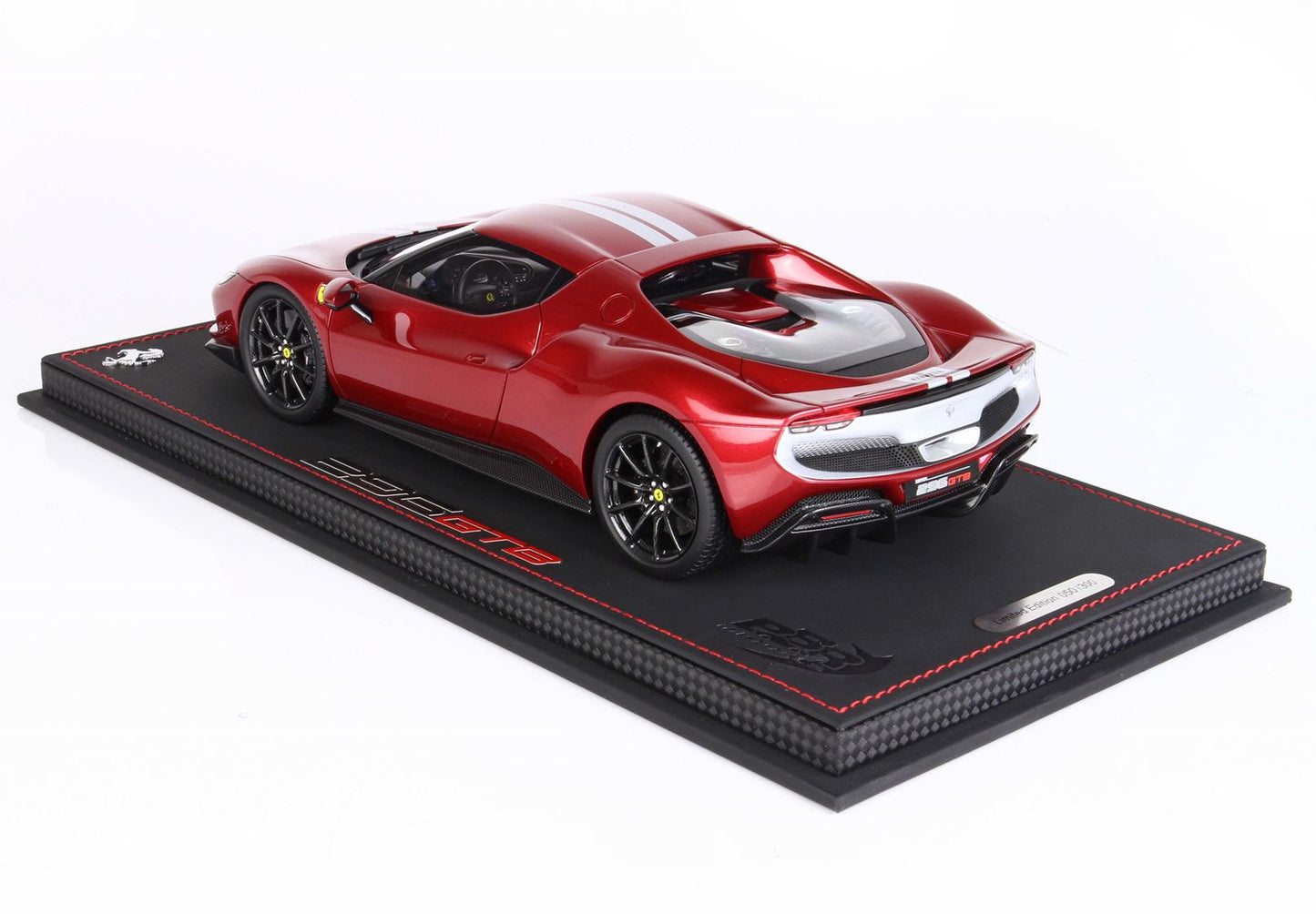 BBR Model 1:18 - Ferrari 296 Assetto Fiorano Metallic Red Fiorano