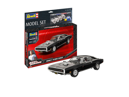 Revell 1:24 -  Model Set F&F Dominixs 1970 Dodge Charger