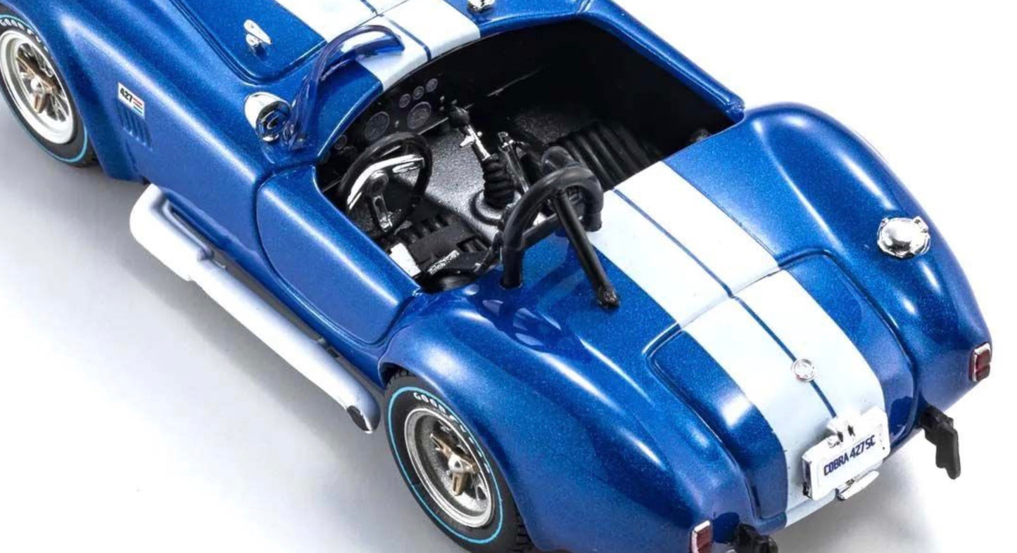 Kyosho 1:43 - Shelby Cobra 427S/C Spider N.Screen 1965 Blue