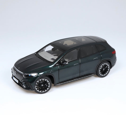 NZG 1:18 - Mercedes-Benz EQS SUV, AMG Line - emeraldgreen