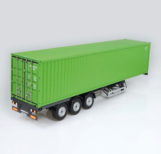 NZG 1:18 - Trailer EU & 40 Ft Container "Green"