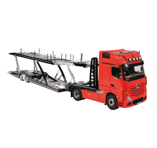 NZG 1:18 - Mercedes-Benz Actros GigaSpace 4x2 & Lohr autotransporter rood