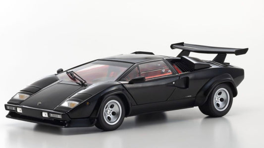 Kyosho 1:18 - Kyosho 1:18 Lamborghini Countach LP5000 Quattrovalvove Black