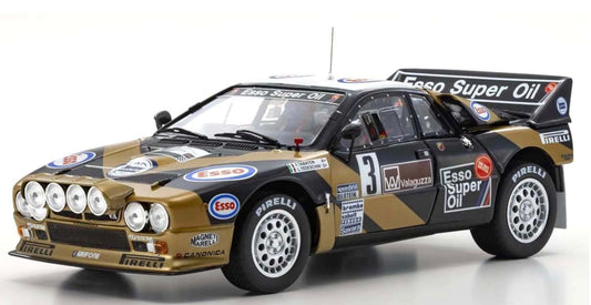 Kyosho 1:18 - Lancia Rally 037 F.Tabaton Targa Florio 1985 Esso Nr.3