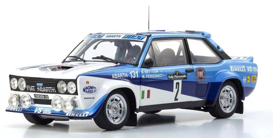 Kyosho 1:18 - Fiat 131 Abarth A.Bettega Winner Piancavallo 1981 Nr.2