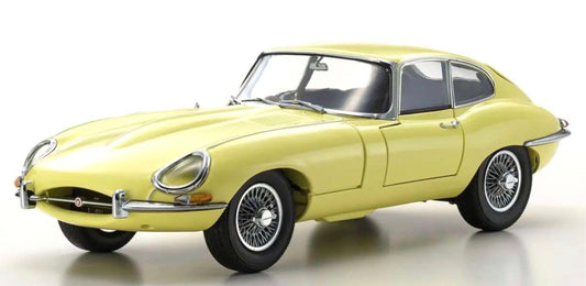 Kyosho 1:18 - Jaguar E-Type 3.8L Coupe MK1 1961 Pale Primose