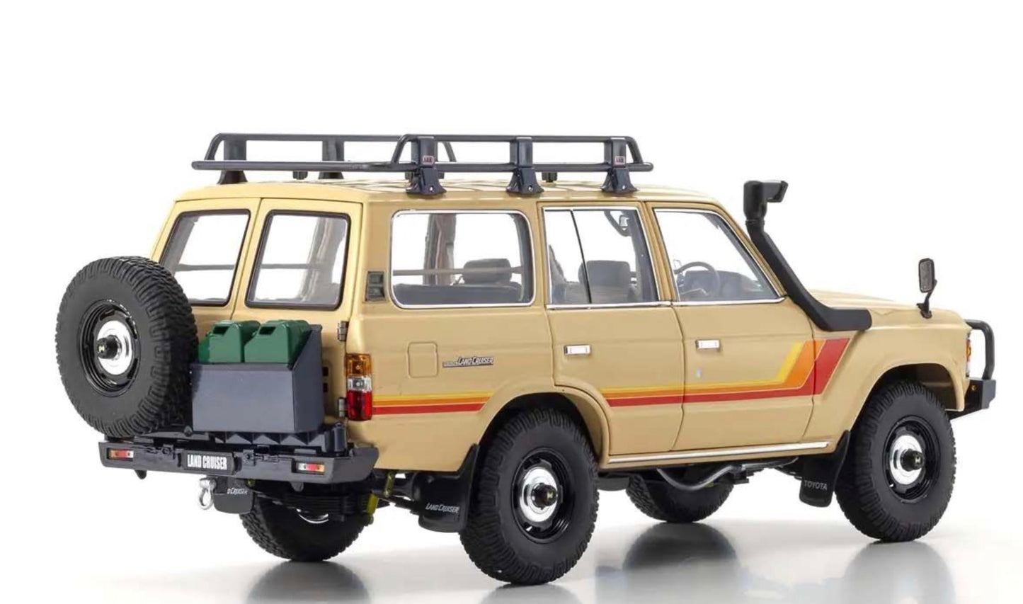 Kyosho 1:18 - Toyota Land Cruiser 60 1980 Beige