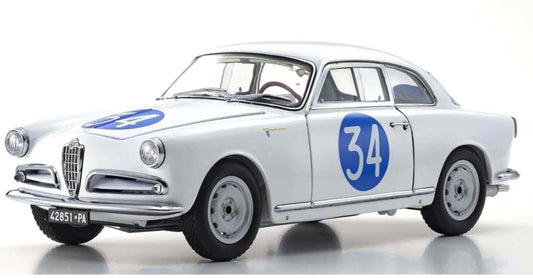 Kyosho 1:18 - Alfa Romeo Giuletta SV Targa Florio 1960 Nr.34