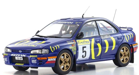 Kyosho 1:18 - Subaru Impreza Carlos Sainz Winner Monte Carlo 1995 Nr.5