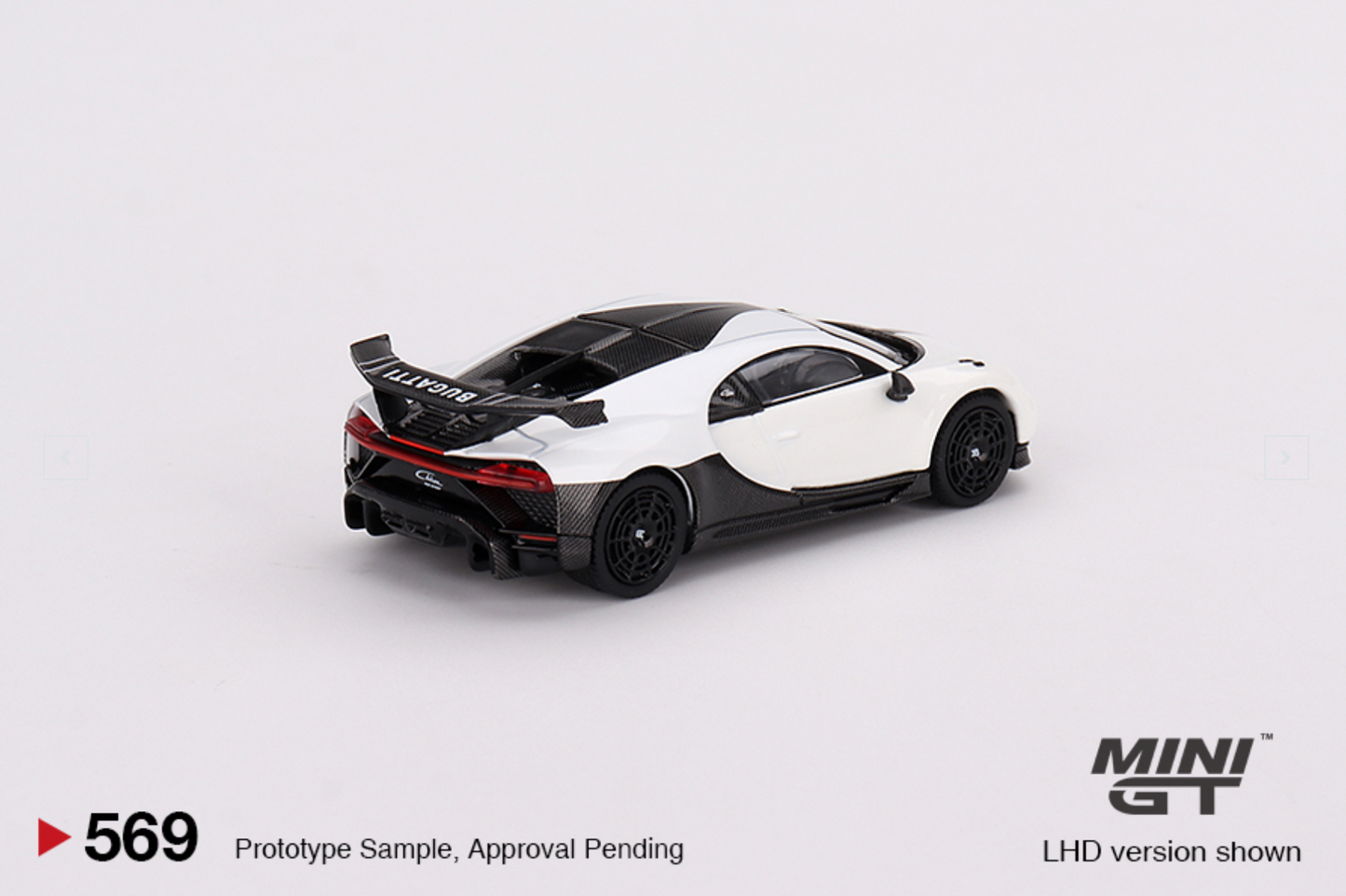 MiniGT - 1/64 Bugatti Chiron Pur Sport White