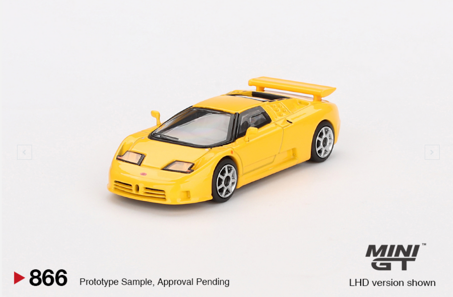 MiniGT - 1/64 Bugatti EB110 Super Sport Giallo Bugatti